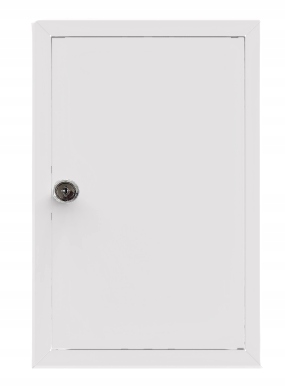 DRZWICZKI REWIZYJNE BIAŁE 20x25 METALOWE KLUCZ