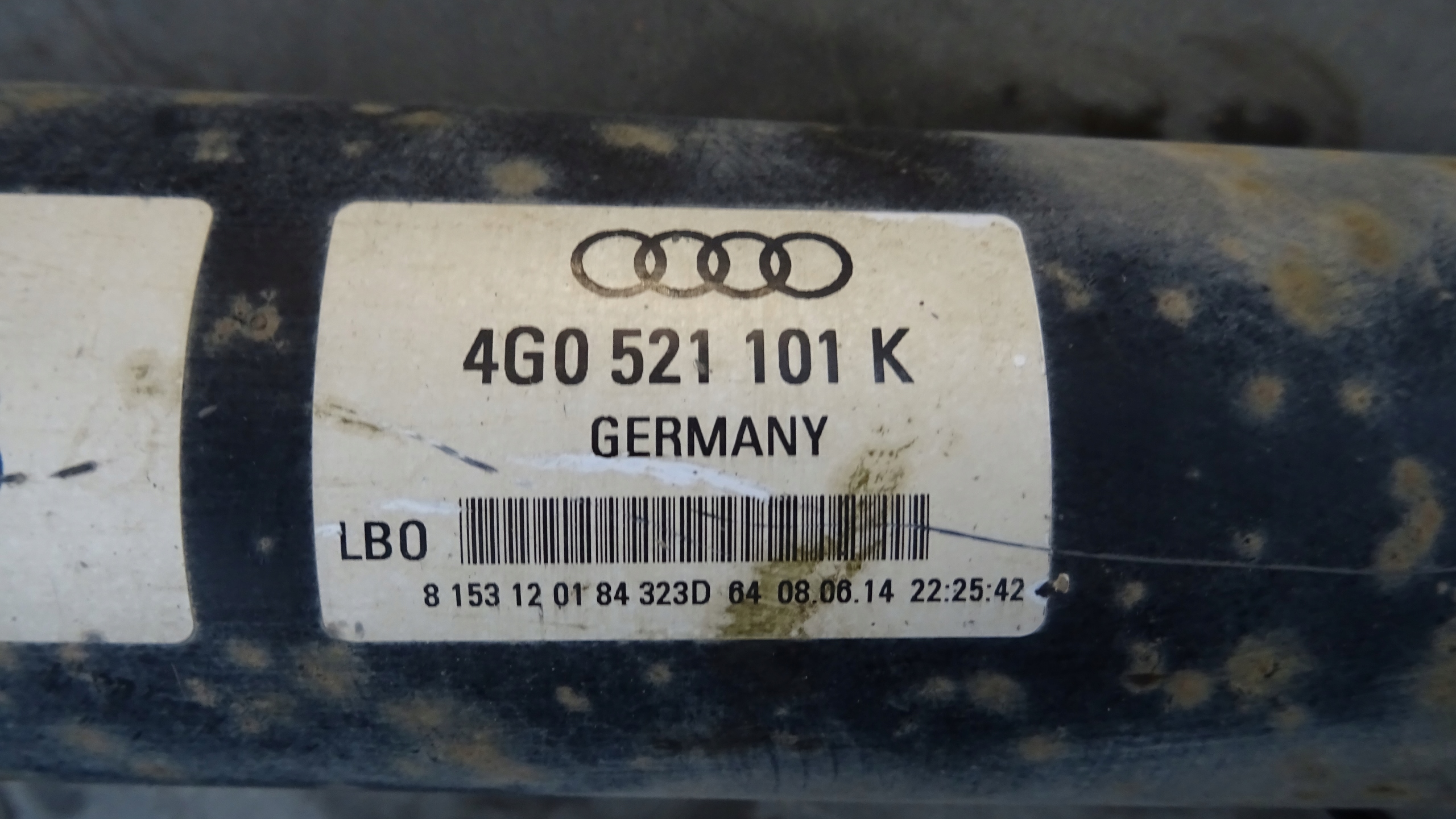 AUDI A6 A7 C7 4G 2011-18 4G0521101K cardan