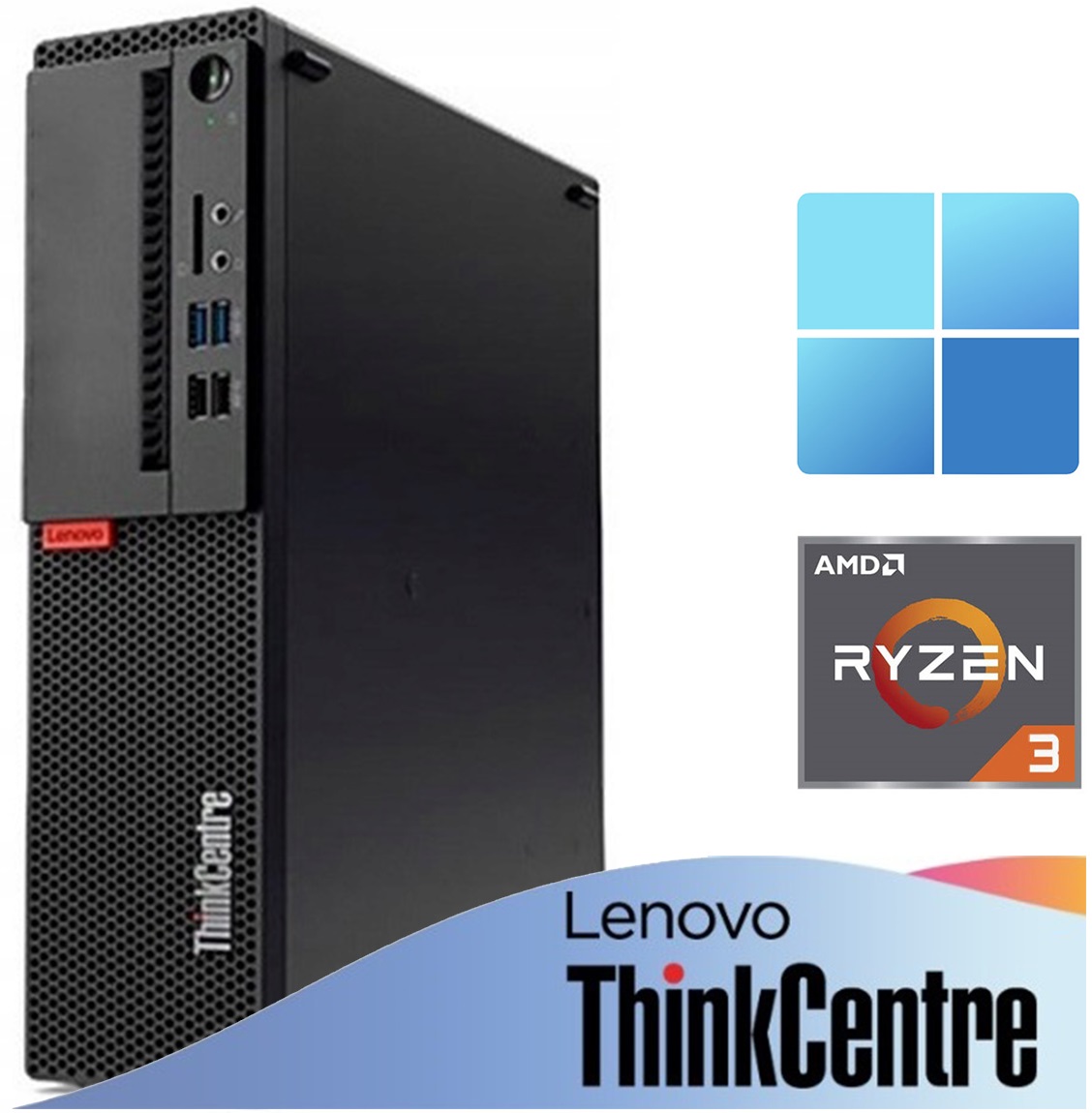 PC Biurowy Lenovo M75s-1 AMD RYZEN 3 PRO 3200G|8GB|240SSD|Win 11