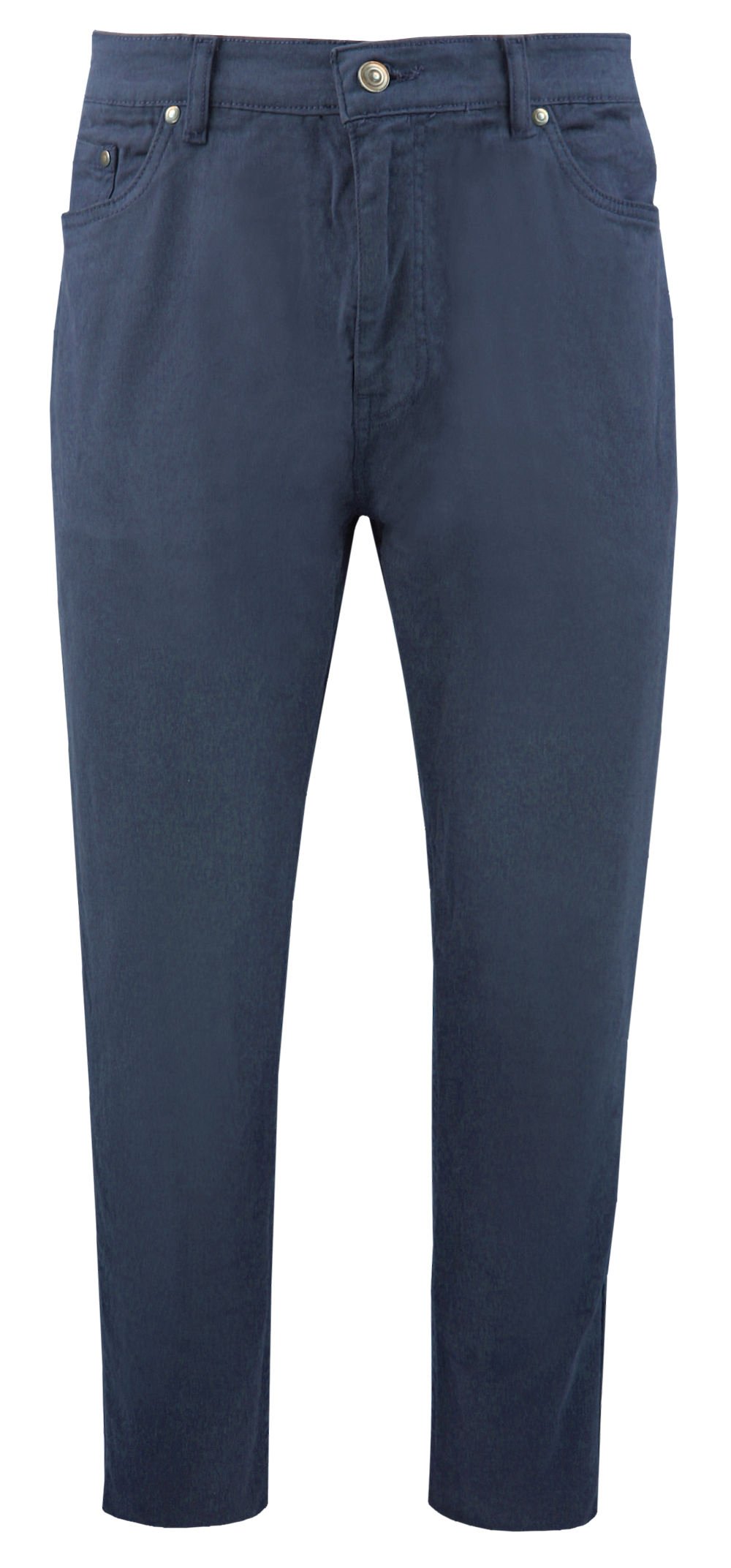 Pánské bavlněné chino kalhoty Brave Soul tmavě modré 32/32