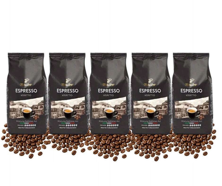 Levně Tchibo Espresso Sicilia Style Káva Zrnková sada 5x1 kg