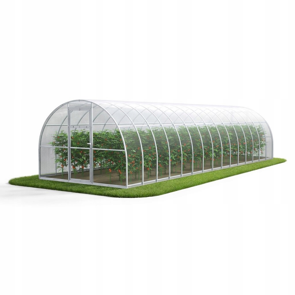Skleník z polykarbonátu Zahradní tunel 3x10 m, profily 20x20, polykarbonát 4 mm