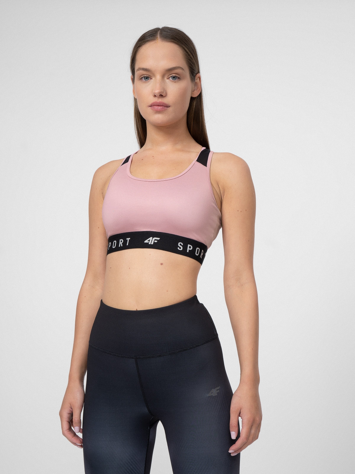 BIUSTONOSZ SPORTOWY 4F DAMSKI STANIK TRENINGOWY SIŁOWNIA FITNESS top r. XS