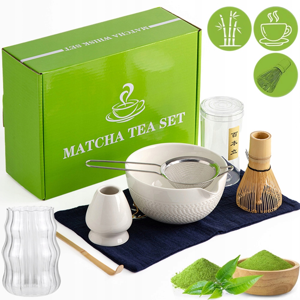 Zestaw Prezentowy Do Herbaty Matcha Zestaw Mioteł Matcha Z Trzepaczką