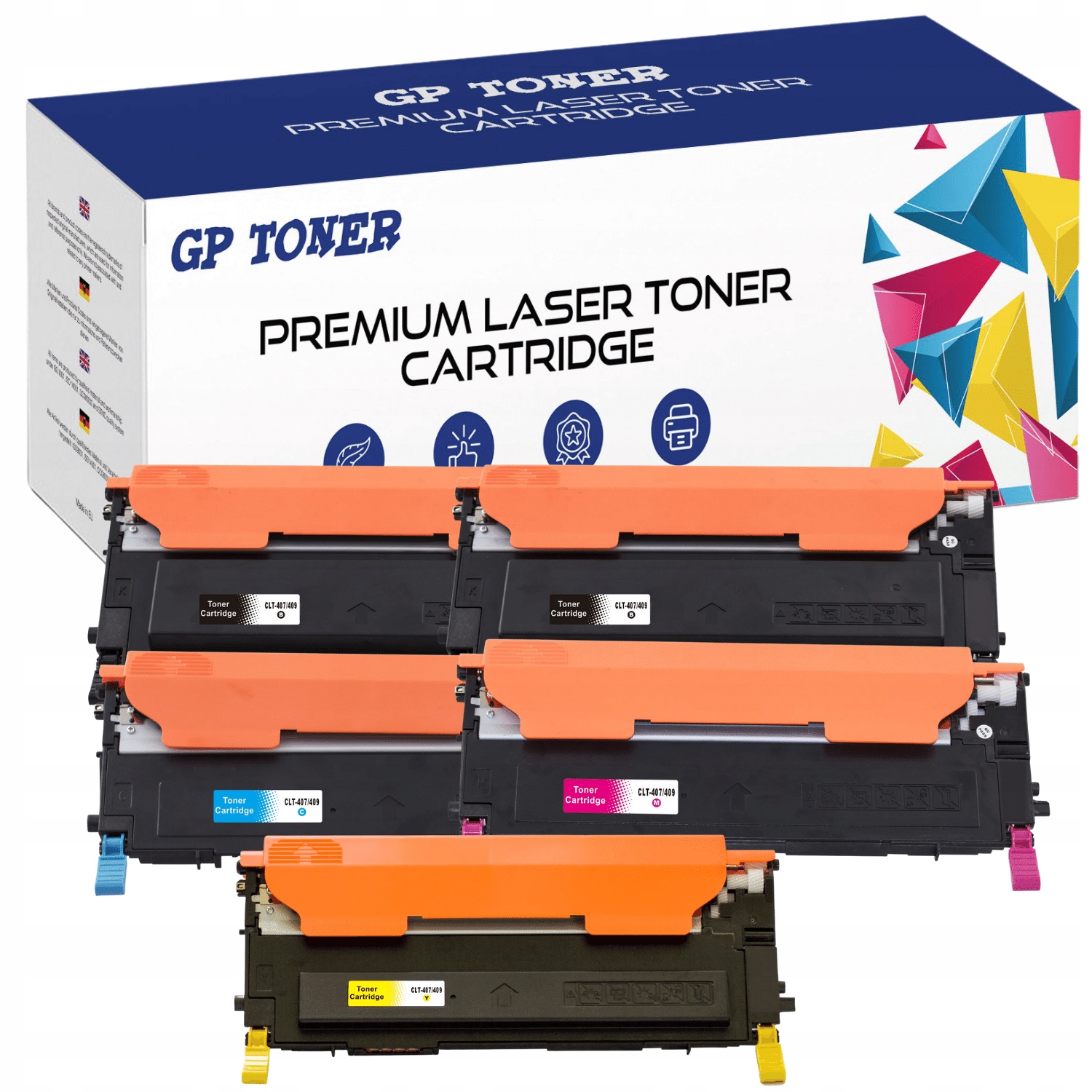 5x Toner pro Samsung CLP310 CLP315 CLX3170 CLX3175