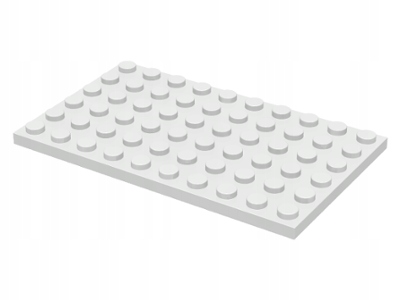 

Lego 3033 Płytka 6x10 Biała Nowa (8g)