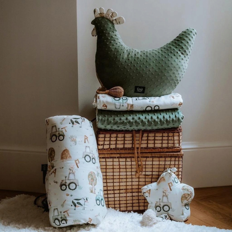 Ciepły Koc Minky ABC FARM M- La Millou Marka La Millou