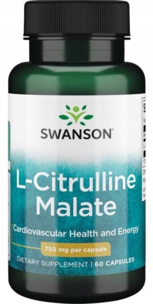 

Swanson L-citruline Malate 750mg 60kaps Cytrulina