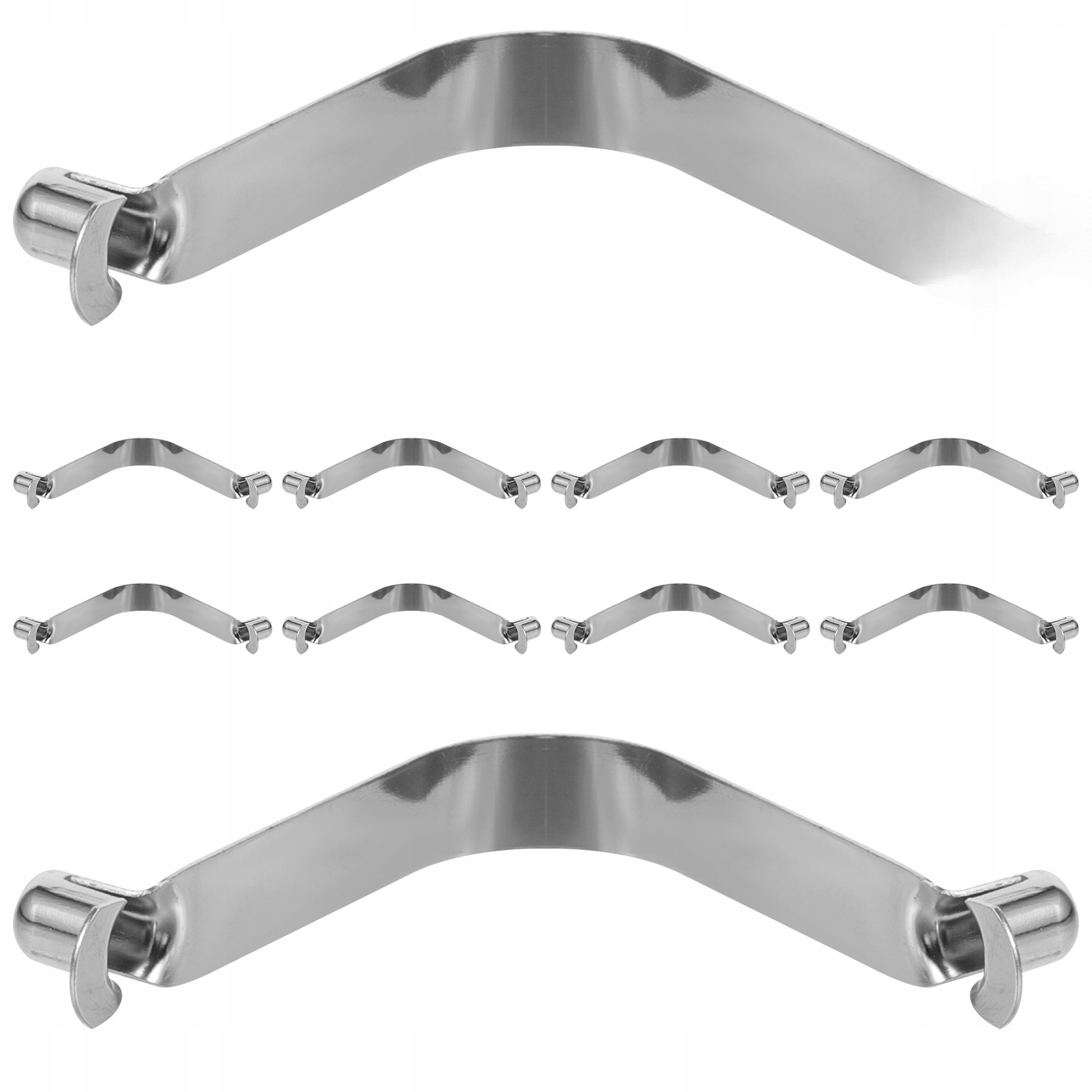 10 SZT. PARASOL Z ZACISKIEM WIOSENNYM SPRĘŻYNOWYM SŁUPKIEM NAMIOTOWYM Minimala szerokość cięcia 70 mm
