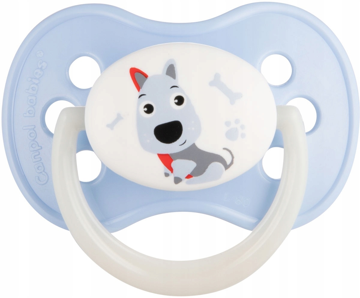 CANPOL SMOCZEK USPOKAJAJĄCY SILIKONOWY OKRĄGŁY 18m