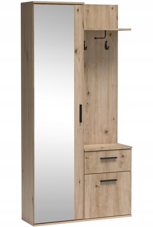 

garderoba mała z lustrem wieszakami 97 artisan Lux