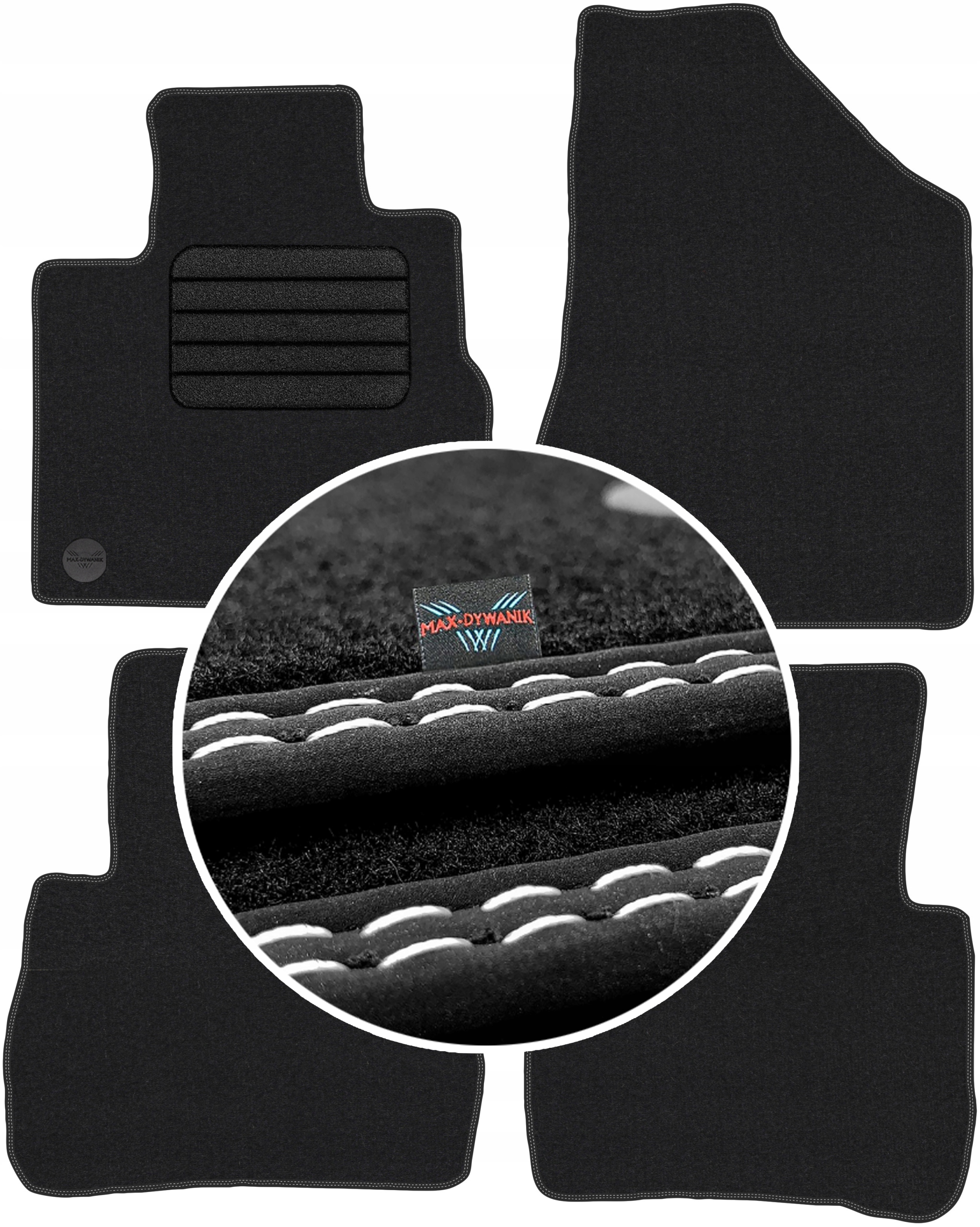 Коврики Max-Коврик велюровые 112517401300 4 el.