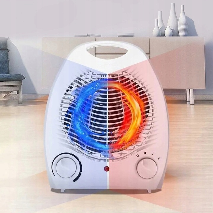 FARELKA MOCNY GRZEJNIK TERMOWENTYLATOR ELEKTRYCZNY TERMOSTAT 2000W PIECYK Marka bez marki