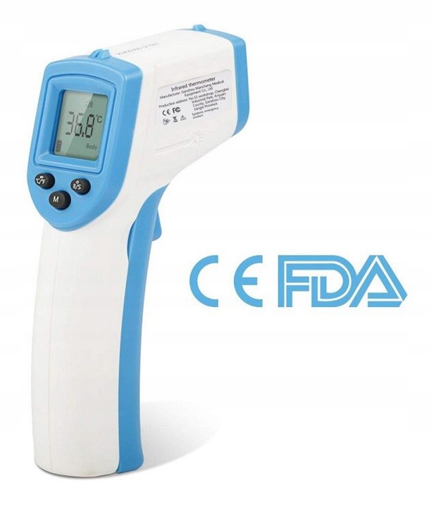 Termometr Bezdotykowy Medyczny na Podczerwień LED Kod producenta na podczerwień dla dzieci dziecka LCD