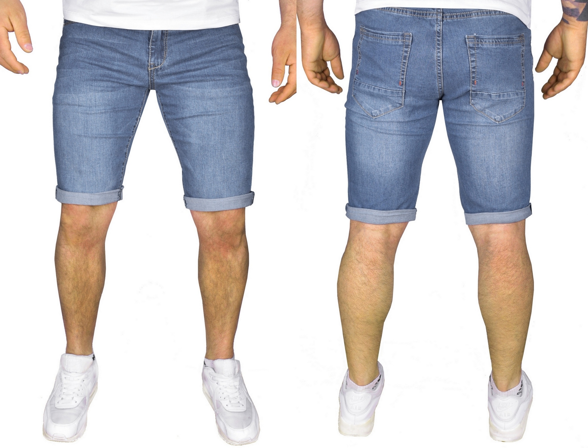 

Krótkie Spodenki Męskie Jeansowe Jeans