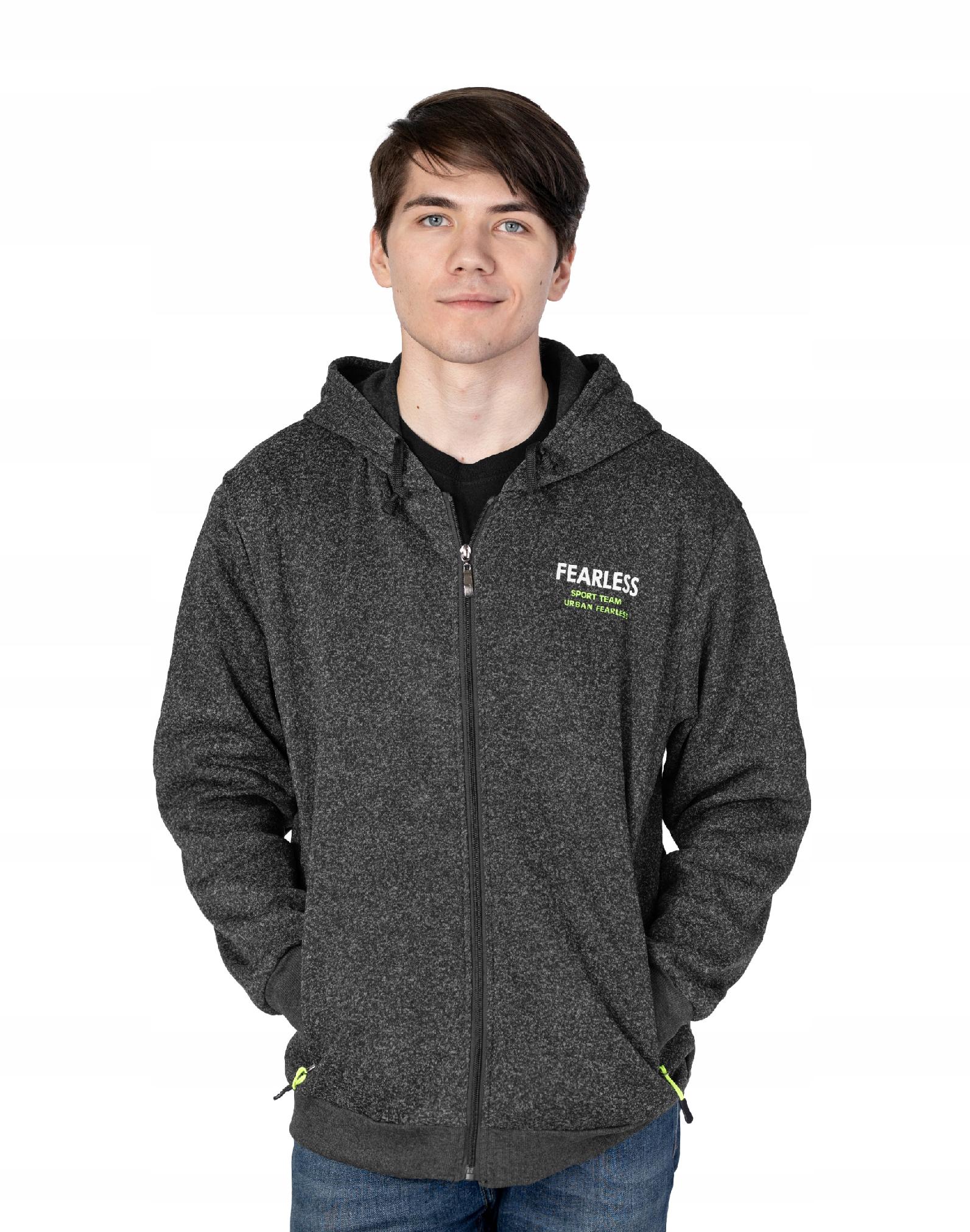 

Ciepła Bluza Męska Rozsuwana z Kapturem 2688-2 XL