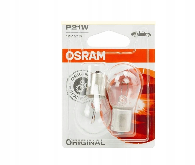 

Osram Żarówki P21W 12V 21W BA15S Duo