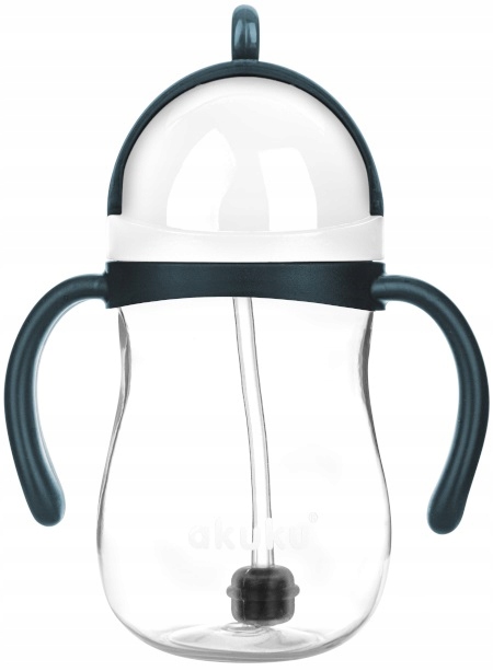 AKUKU 280 ml Kubek BIDON z OBCIĄŻONĄ słomką A0166 Marka Akuku