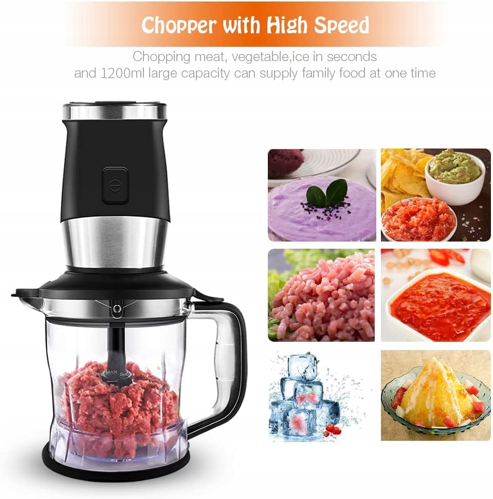 WAWORIO Mikser Smoothie 700W Wielofunkcyjny Z Blenderem i Butelką 570ml — miniatura 4