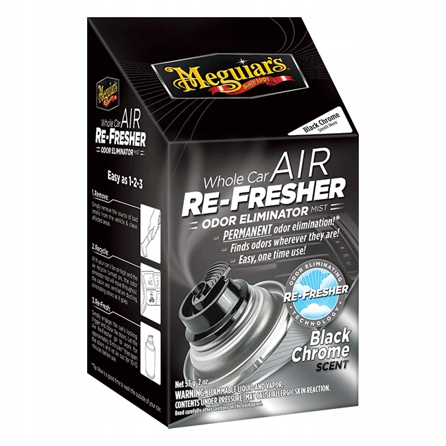 

Meguiars Air Black Chrome Scent Odświeżacz odor