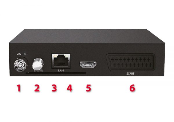 Tuner Dekoder TV DVB-T SAT Ferguson Ariva 175 HEVC Model ARIVA 175 COMBO