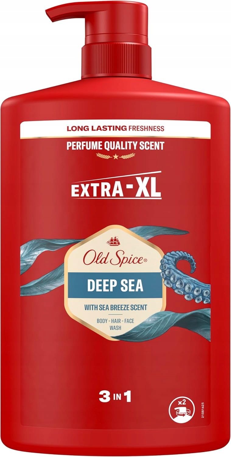 Old Spice Deep Sea Sprchový gel a šampon 3v1 1000 ml