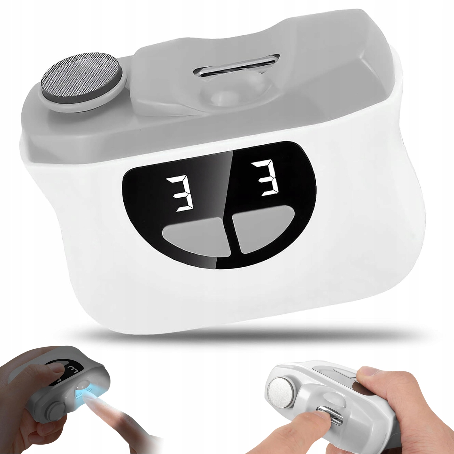 Automatický Elektrický Kleštičky Na Nehty S 3 Úrovněmi Rychlosti, Led, Tiché