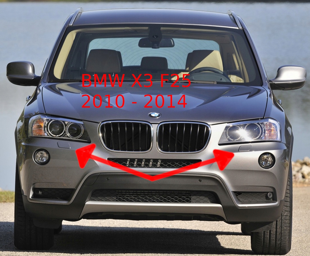 SPRYSKIWACZE ZASLEPKI BMW X3 F25 2014r KOMPLET L P Installation side front
