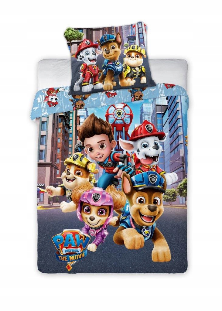 

Pościel dziecięca Psi Patrol The Movie 100x135 Paw