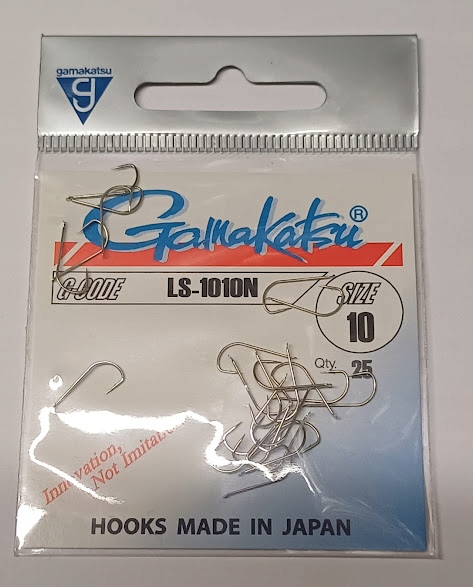 Haczyki Gamakatsu LS-1010N Nikiel #10 op. 25szt. 146510-1000
