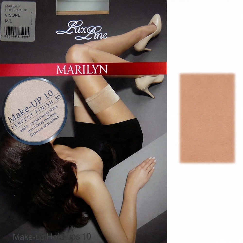 

Marilyn Make Up Hold ups 10 R1/2 pończochy visone