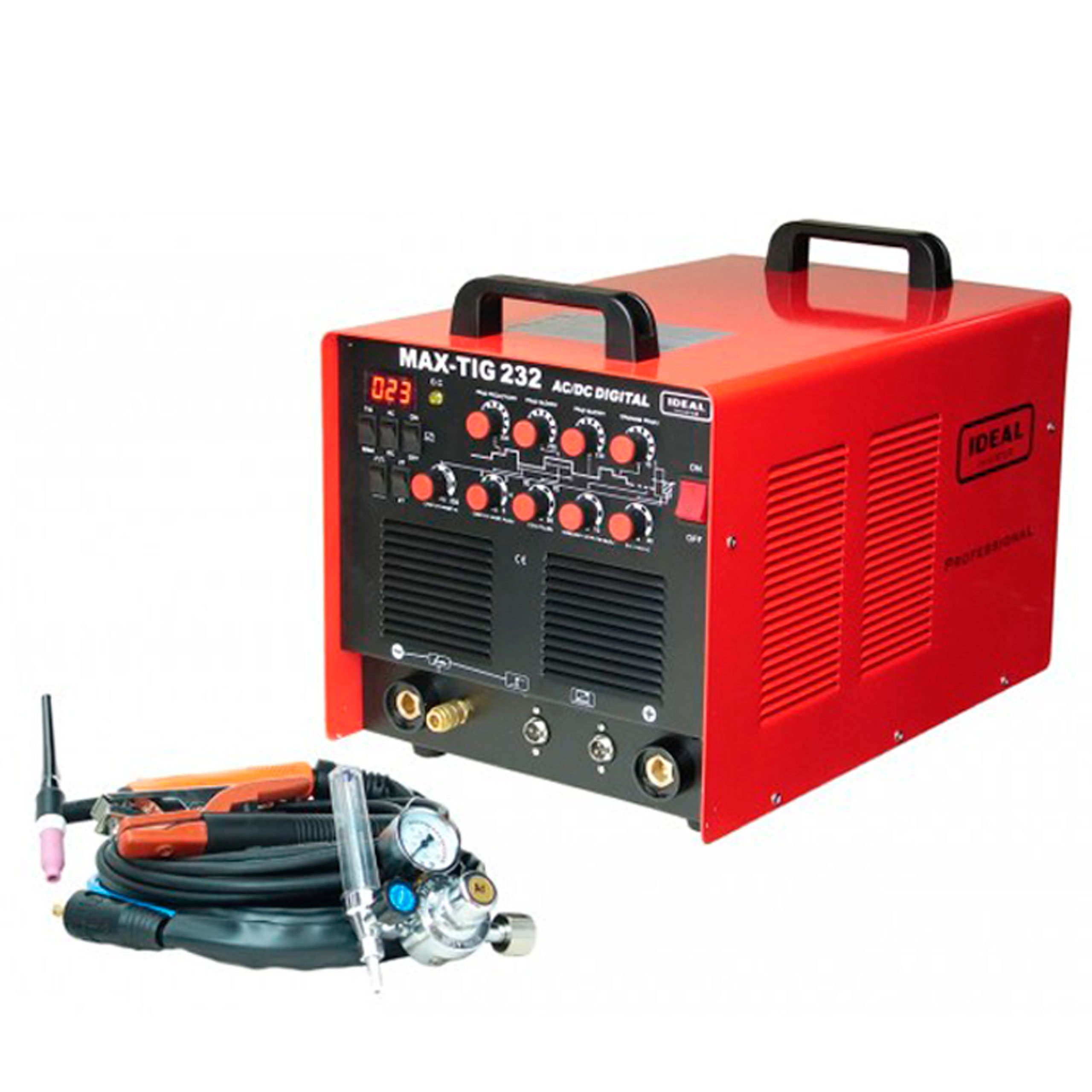 Spawarka inwertorowa Ideal Max-Tig 232 Ac/dc w kolorze czarno-białym