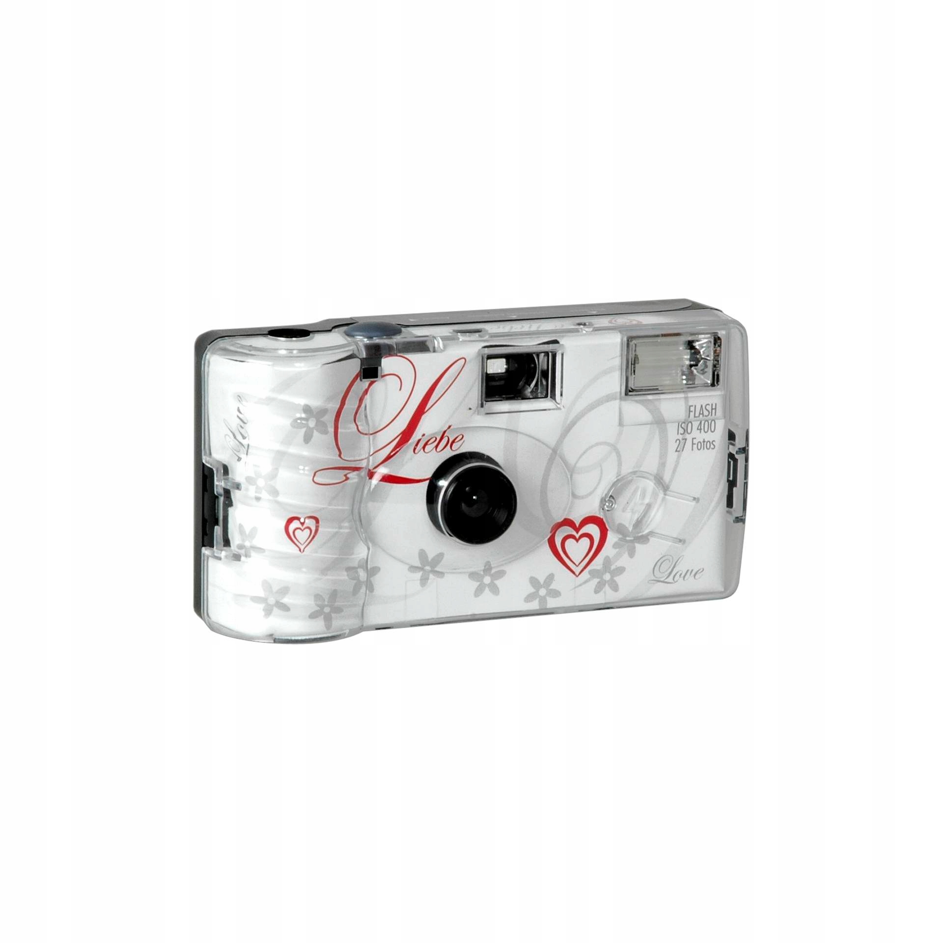 Single use Kamera Flash 400 27 Love bialy