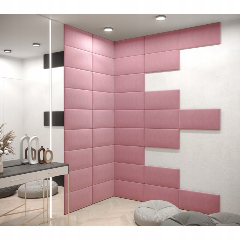 ABIKS Panel ścienny tapicerowany Cube 84x42 cm Manila 09