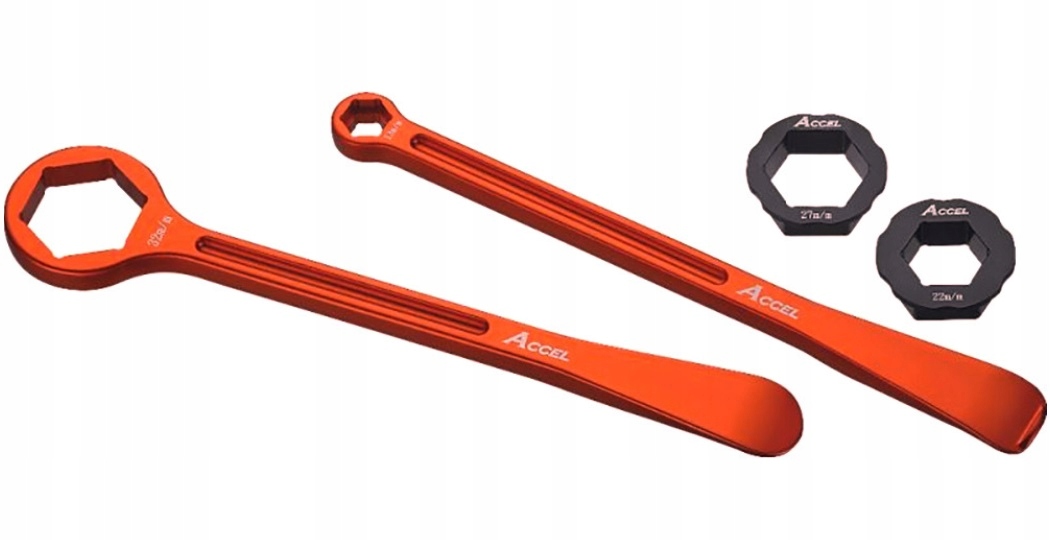 ACCEL LEKKIE ŁYŻKI OPON MOTOCYKLOWYCH Z KLUCZAMI 10,13,17,27,32 MOCNE