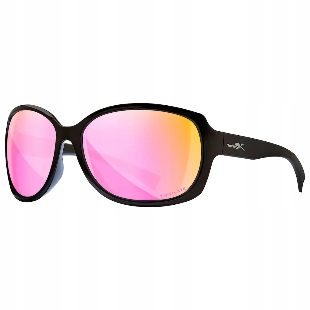 Okulary Wiley X Mystique Captivate Polarized Rose Gold Mirror/ Gloss Black