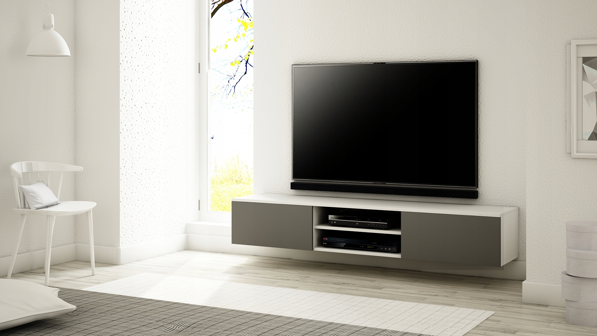 WISZĄCA SZAFKA RTV 180 MAT, RÓŻNE KOLORY! HIT!! Marka Art-Meble