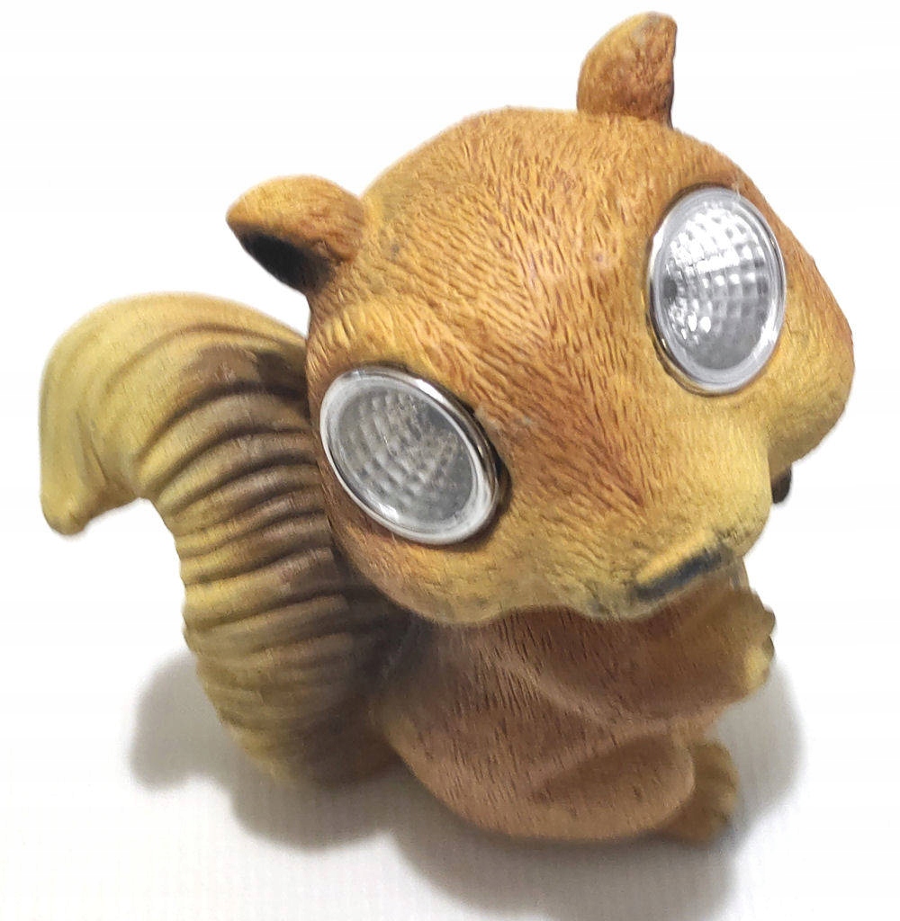 

Figurka lampka solarna wiewiórka ceramika 14 cm,