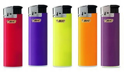 

5x Zapalniczka Bic J38 Kolor Elektronic 5 Sztuk