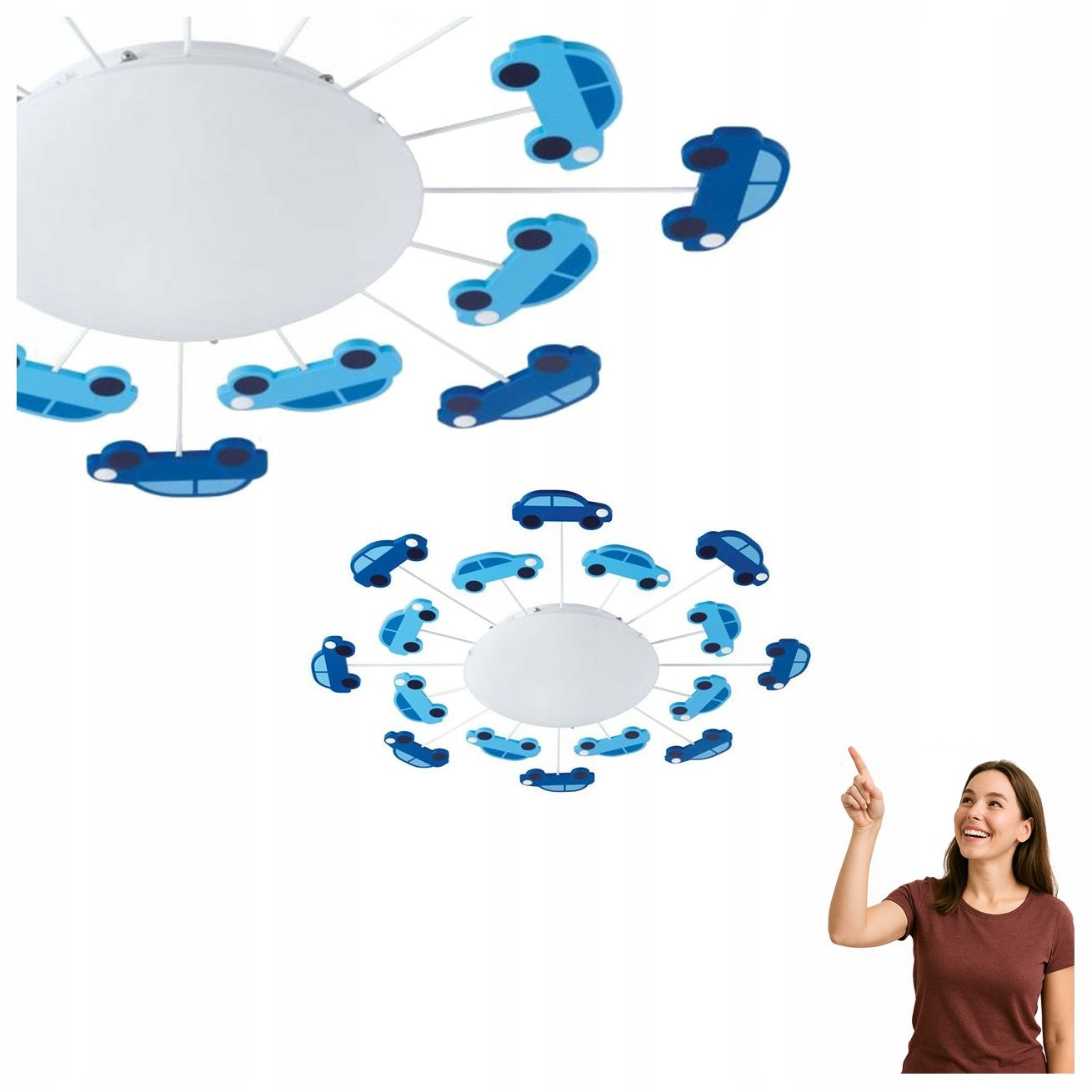 Detská stropná a nástenná lampa Viki 1 92146 Eglo