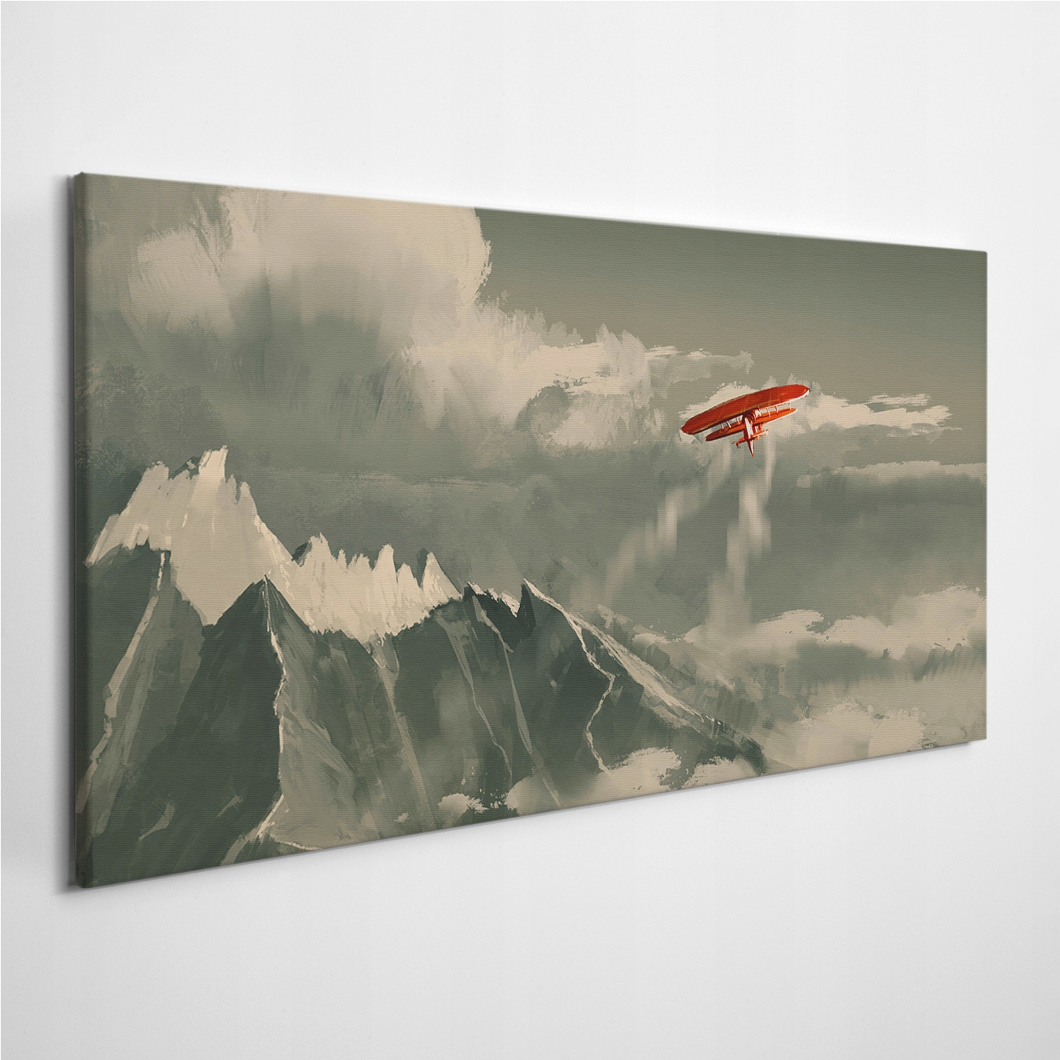 

Zdjęcie na foto-obrazie Samolot Art Góry 120x60 cm