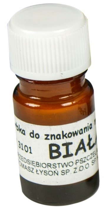 

Farbka do znakowania matek pszczelich Biała