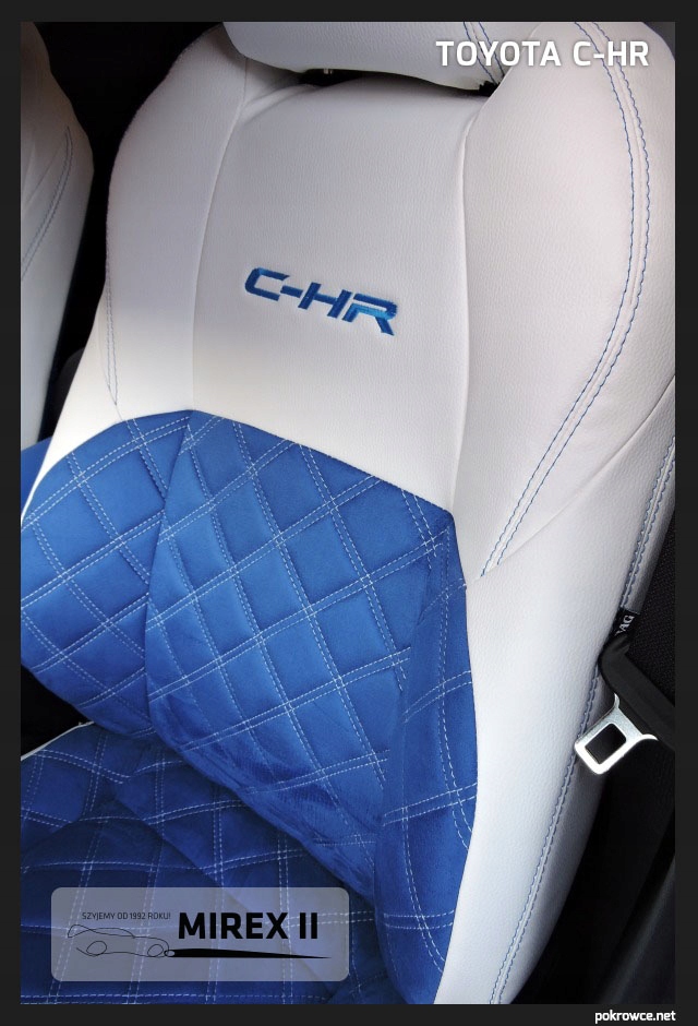 Pokrowce ze skóry i alkantary Toyota C-HR Stan opakowania oryginalne