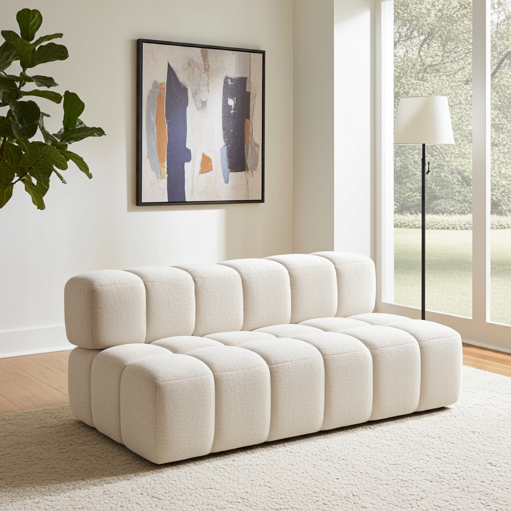 Dvoumístná Pohovka Do Obývacího Pokoje CLIXI 185 CM Modul Pro Rohovou Pohovku