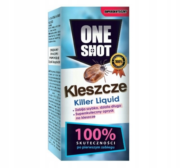 

One Shot Oprysk środek Płyn na Kleszcze 250 ML