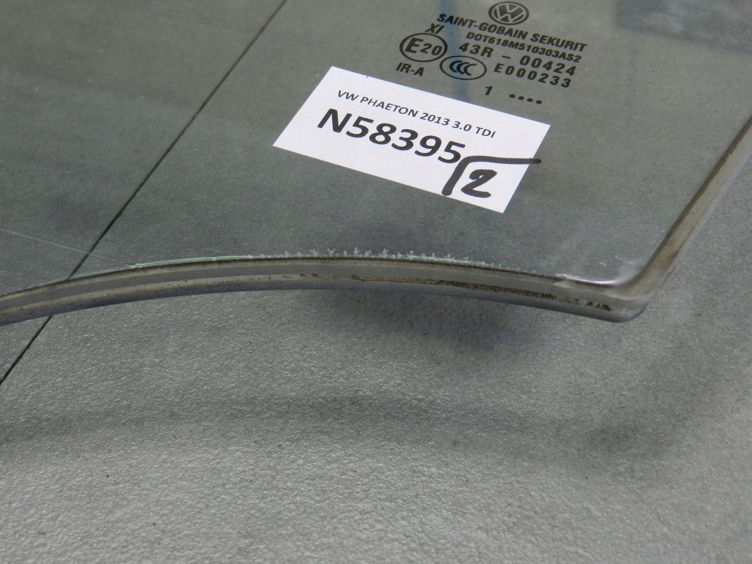 Volkswagen Phaeton window door left front podwojna 2011 43R00424