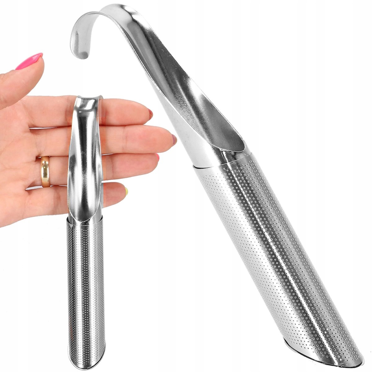 

Zaparzacz Do Herbaty Ziół Sitko Stalowe Z Uchwytem