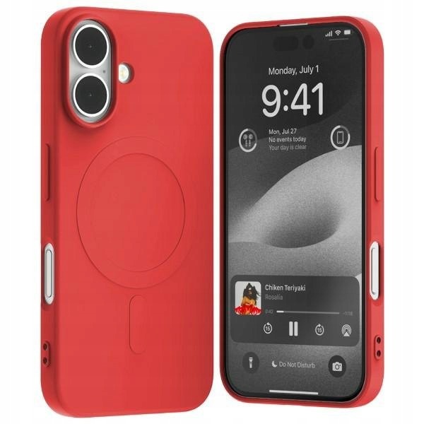 Mercury MagSafe Semi-Silicone iPhone 166,1" czerwony /red