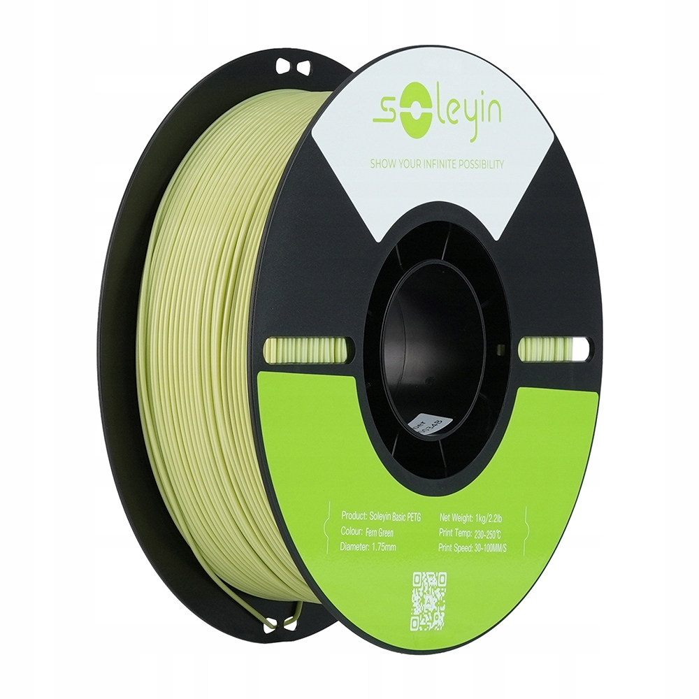 Filament Creality Soleyin Basic Petg Fern Green zelená sada 12 kg