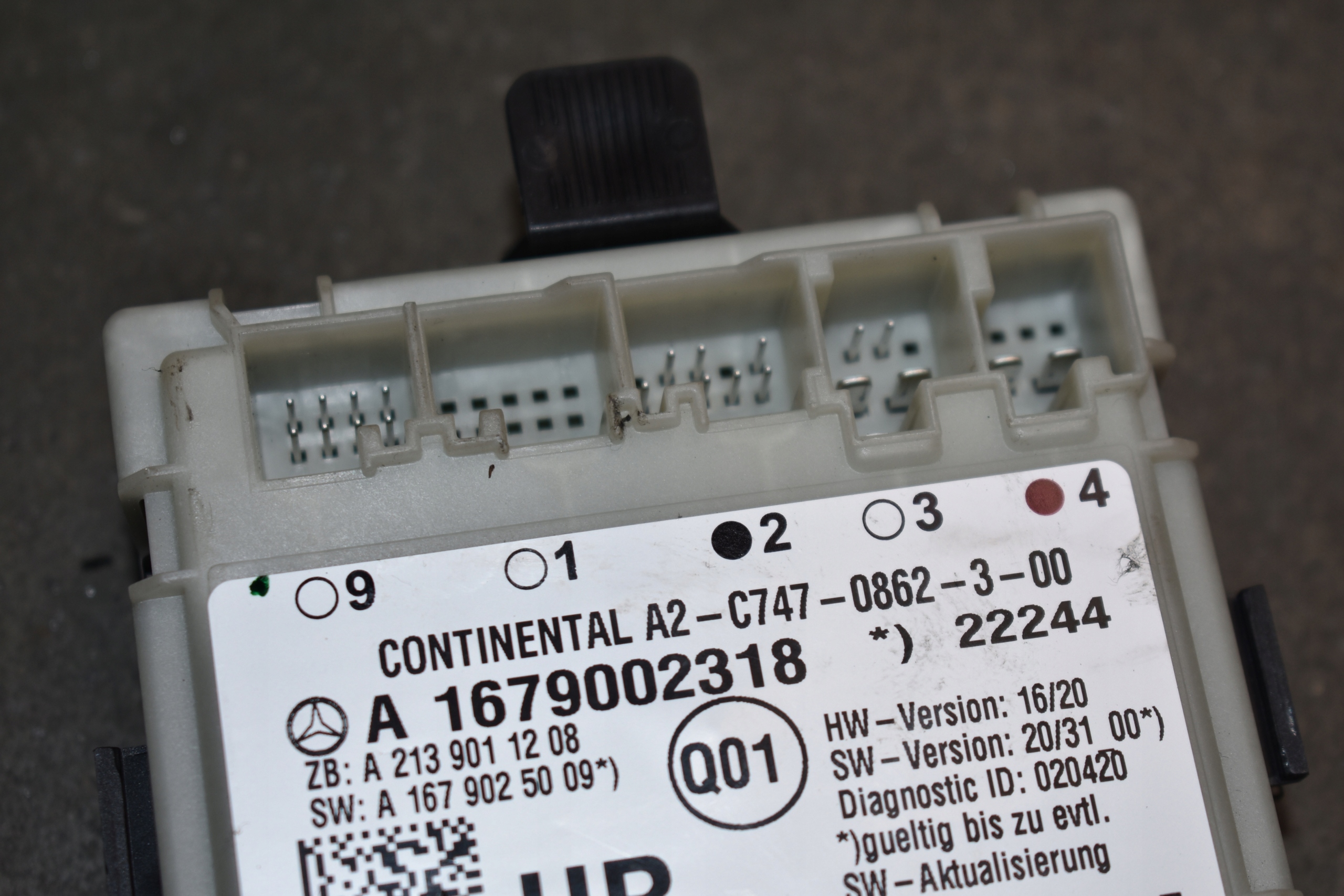 IDEALNY module control unit door rear part rear right MERCEDES W167 1
